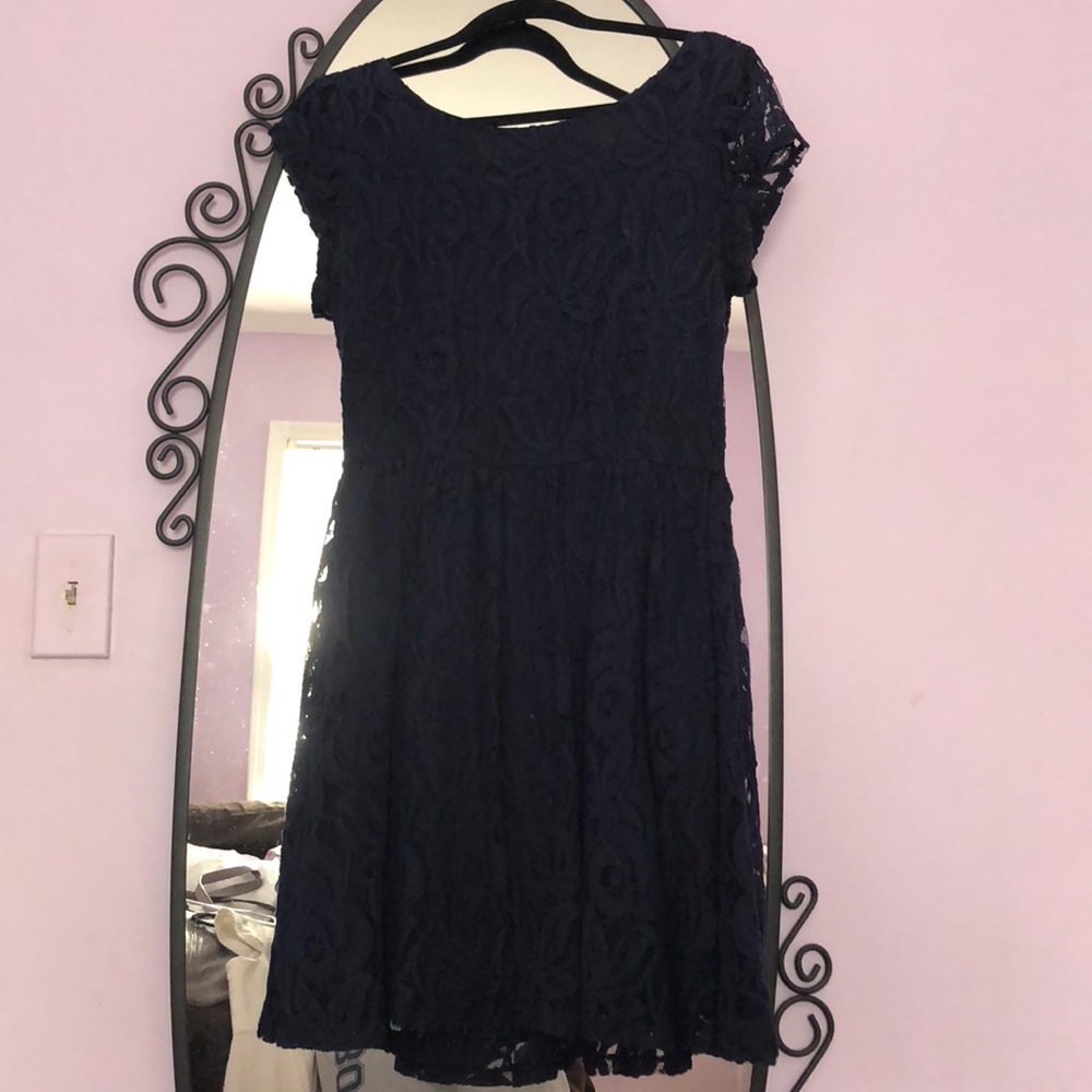 Macy’s Navy Lace Dress